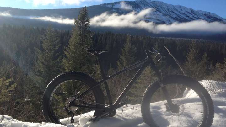 Fat biking in Golden BC- Andy Bostock