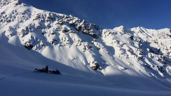 powder in Golden's backcountry photo by Dana Flahr